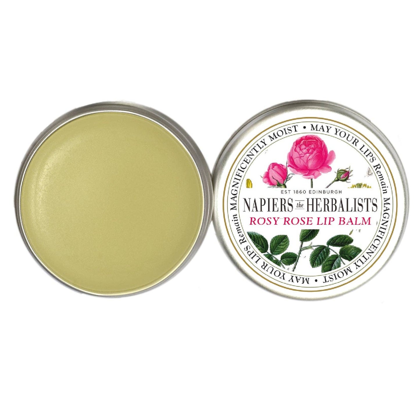 Napiers Rosy Rose Lip Balm: 15ml