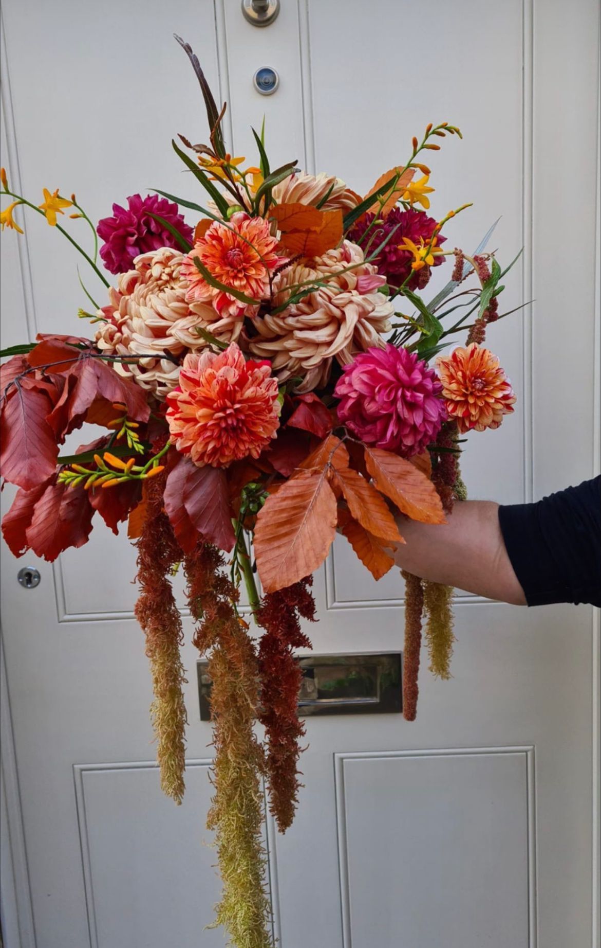 A Autumnal copper spontaneous bouquet