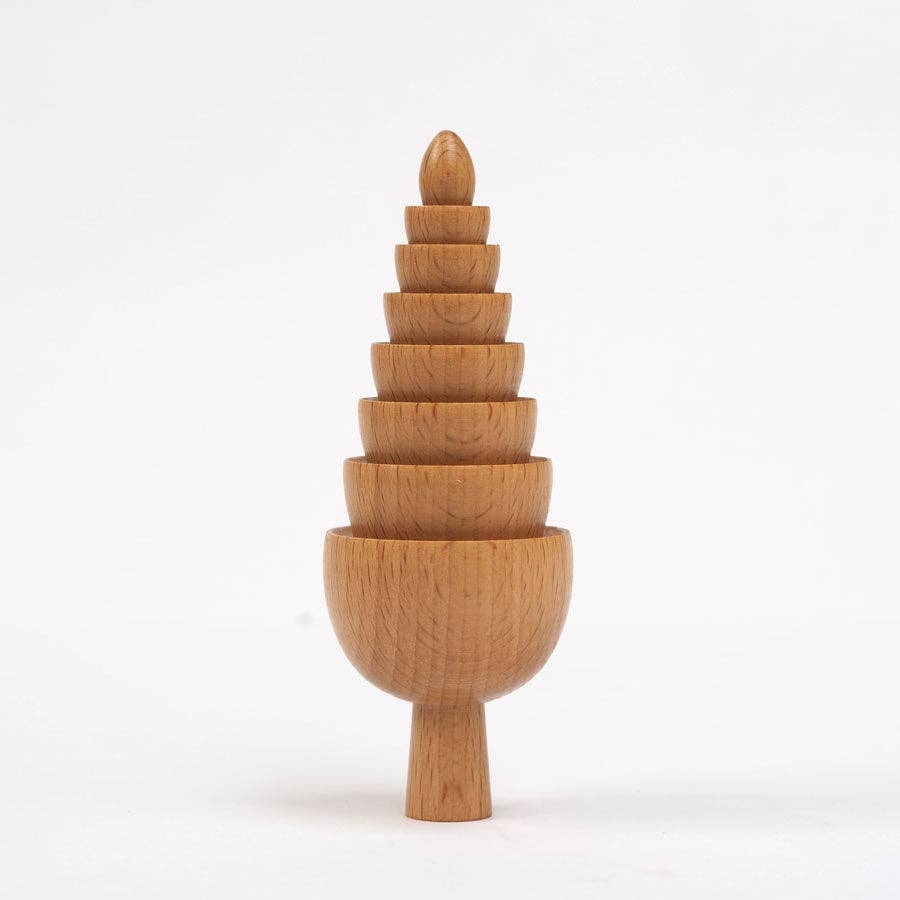 Bud - Hand made wooden table top tree ornaments