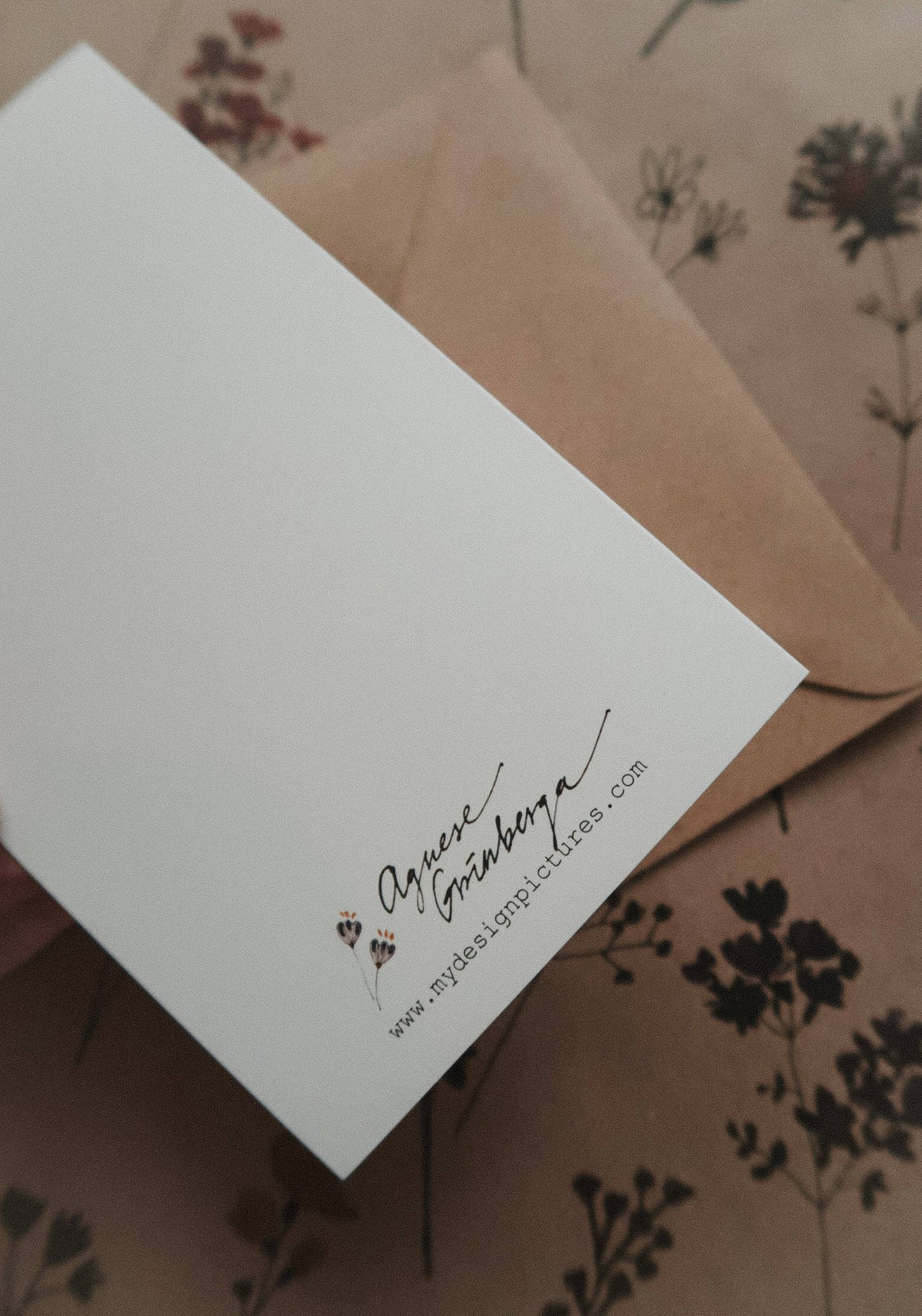 Bunnies Couple / folded card