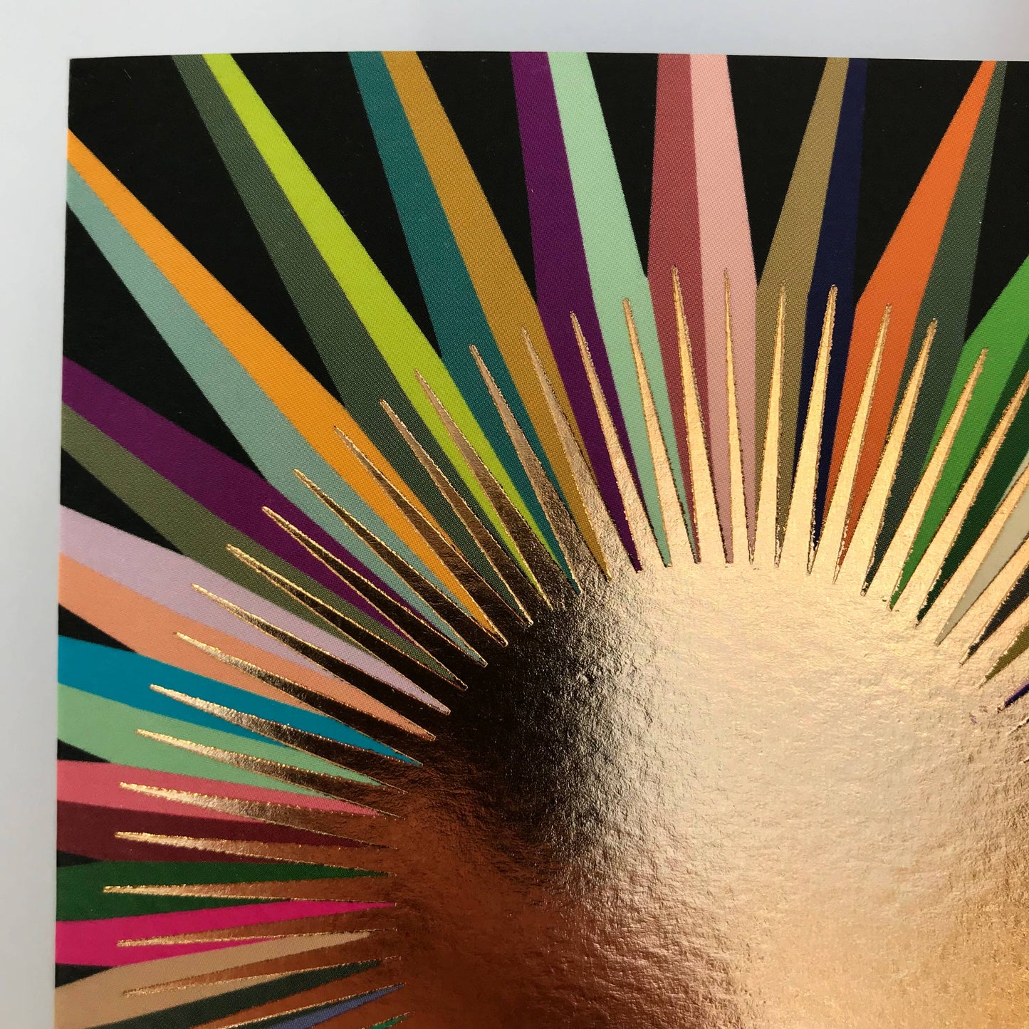Starburst Bright Sun Foiled Card