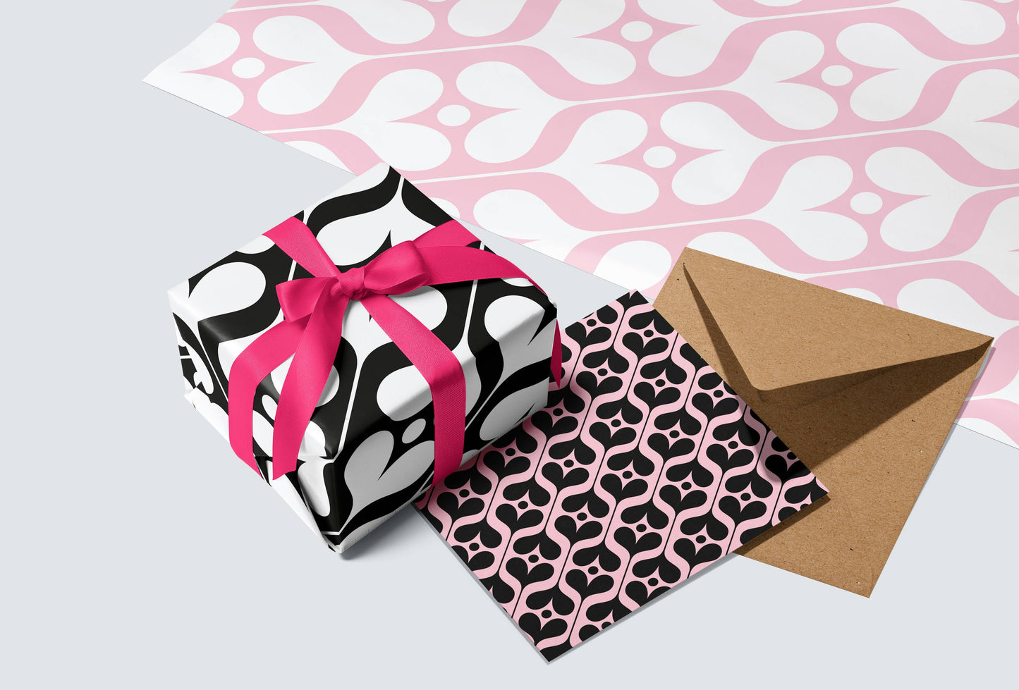 Sweetpea Mono — Valentine's Greeting Card + Env