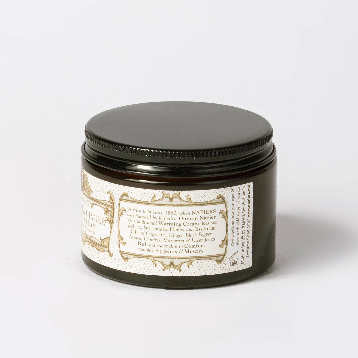 Napiers Capsicum & Ginger Warming Cream: 100ml