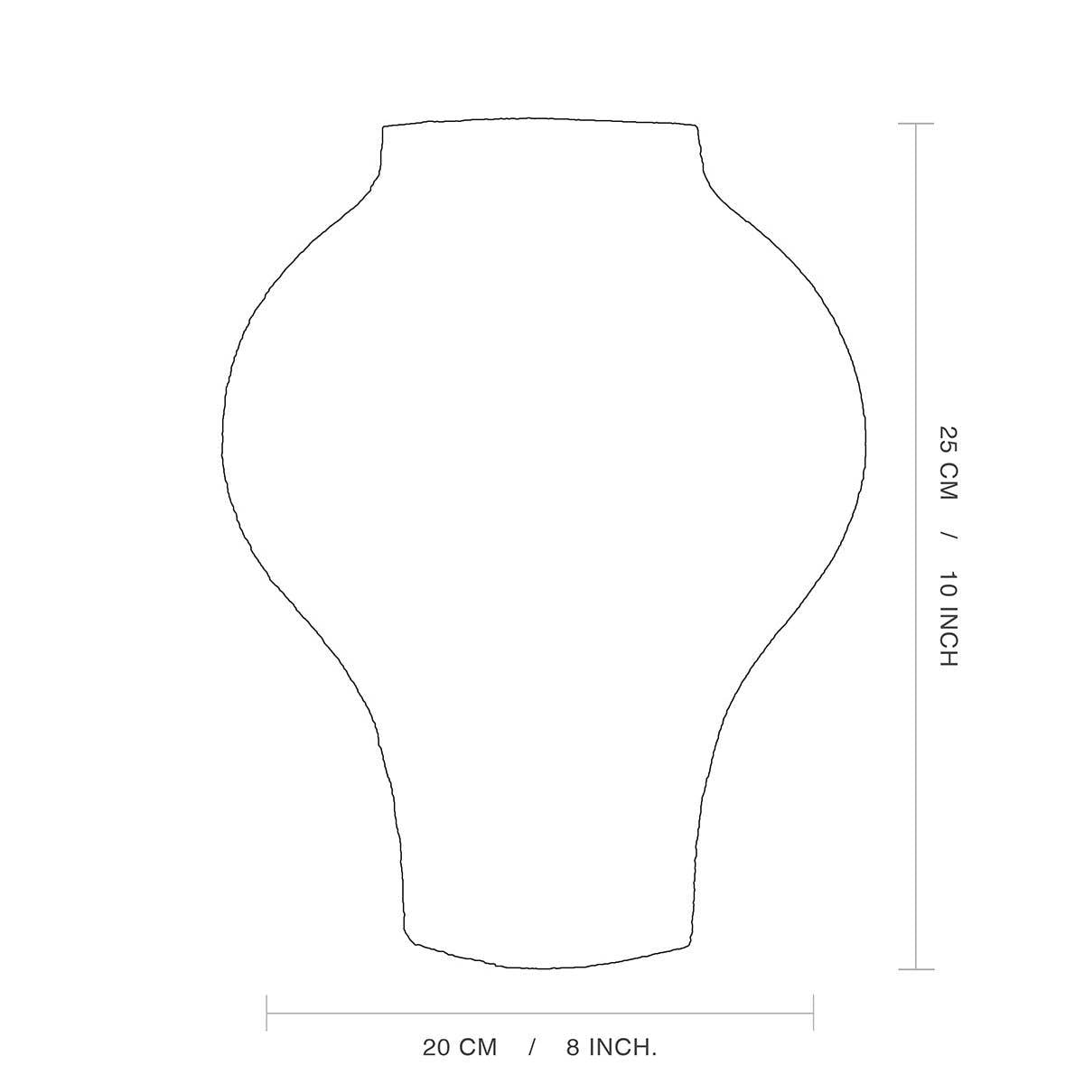Ceramic Summer Vase ‘Dripping Rounds