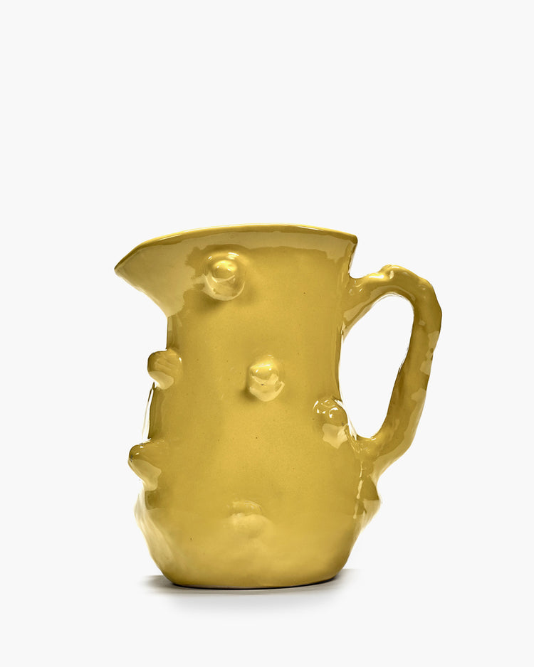 Ceramic Jug Yellow Charly