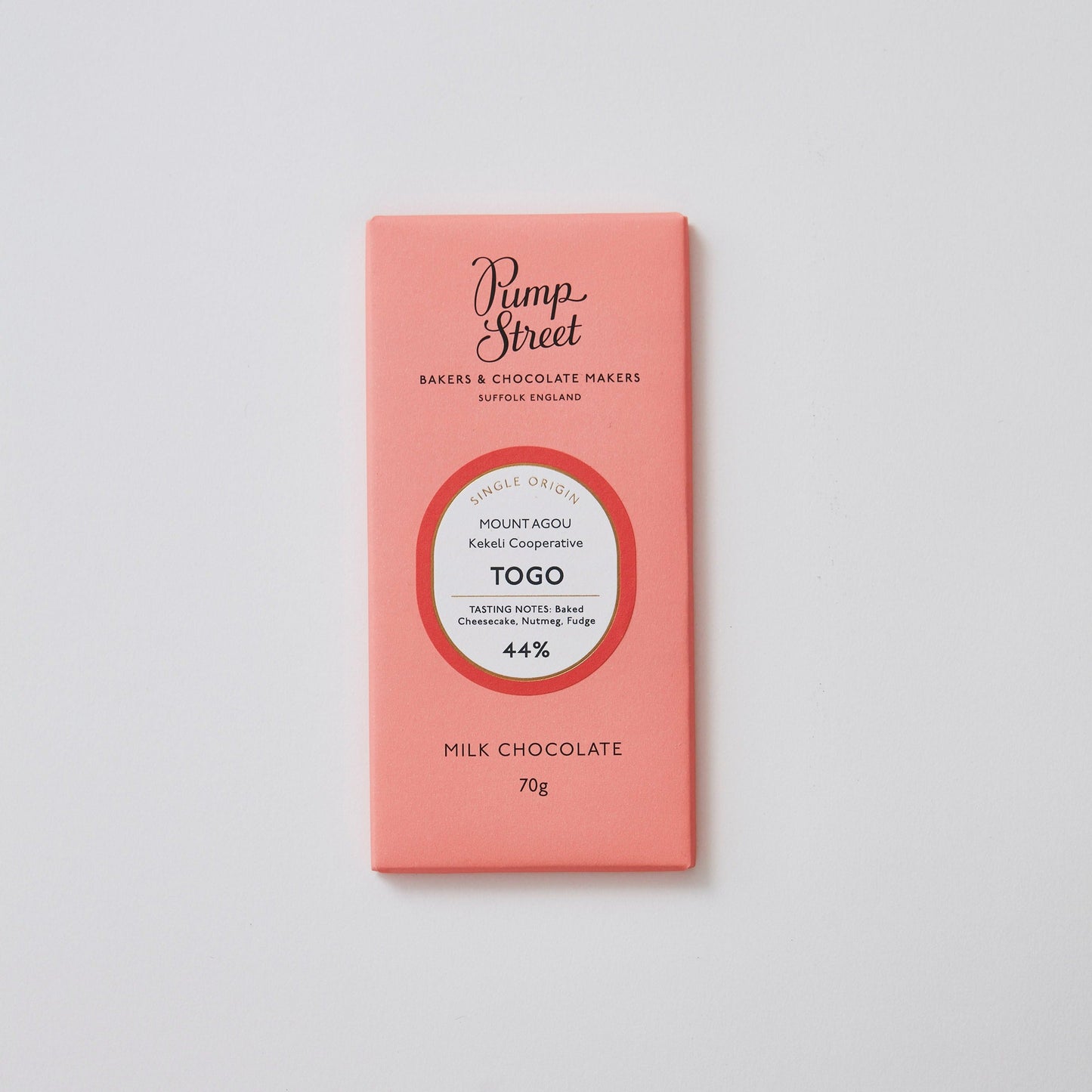 Togo - Swiss Milk 44% TASTING NOTES: Baked Cheesecake, Nutmeg, Fudge