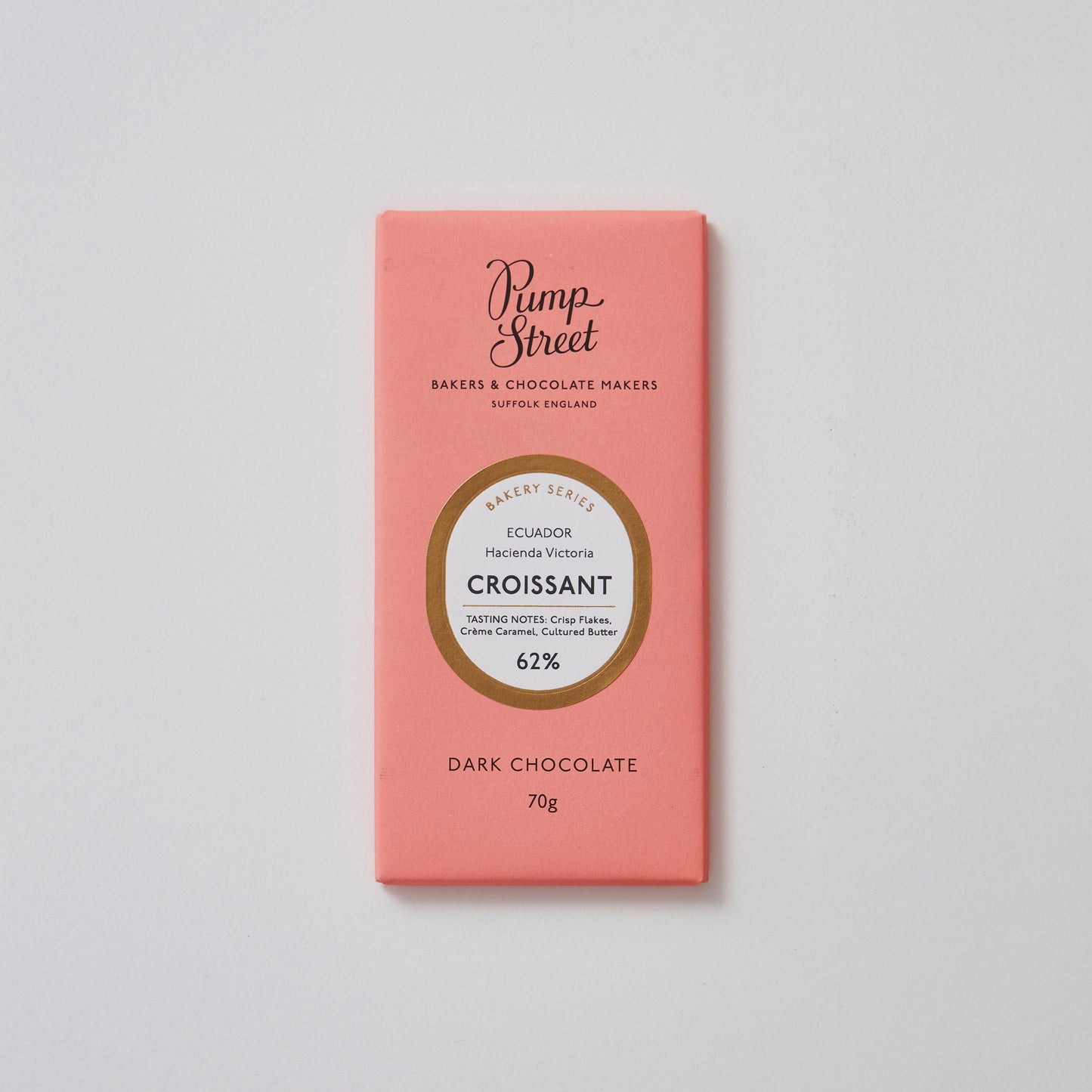 Croissant Bar 62% TASTING NOTES: Crisp Flakes, Crème Caramel, Cultured Butter