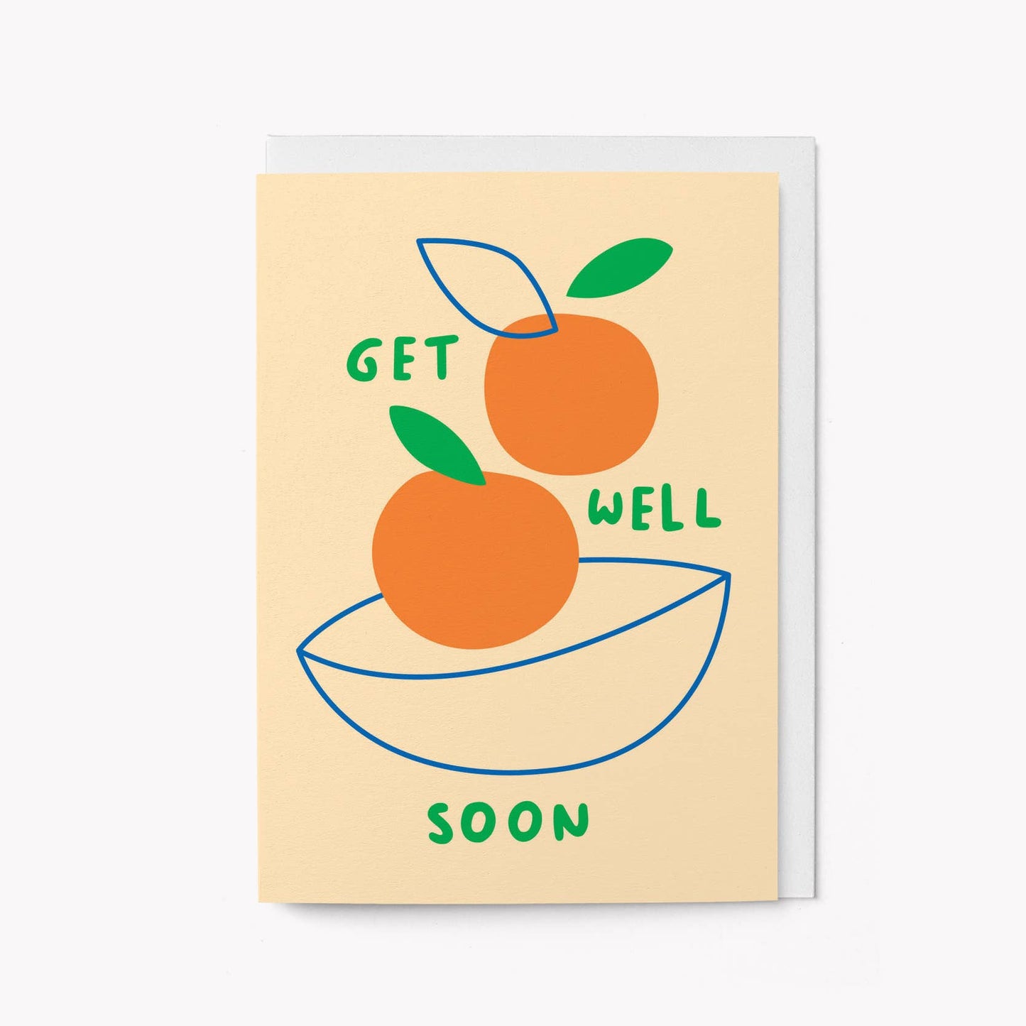 Get well soon - Greeting card: Biodegradable cello