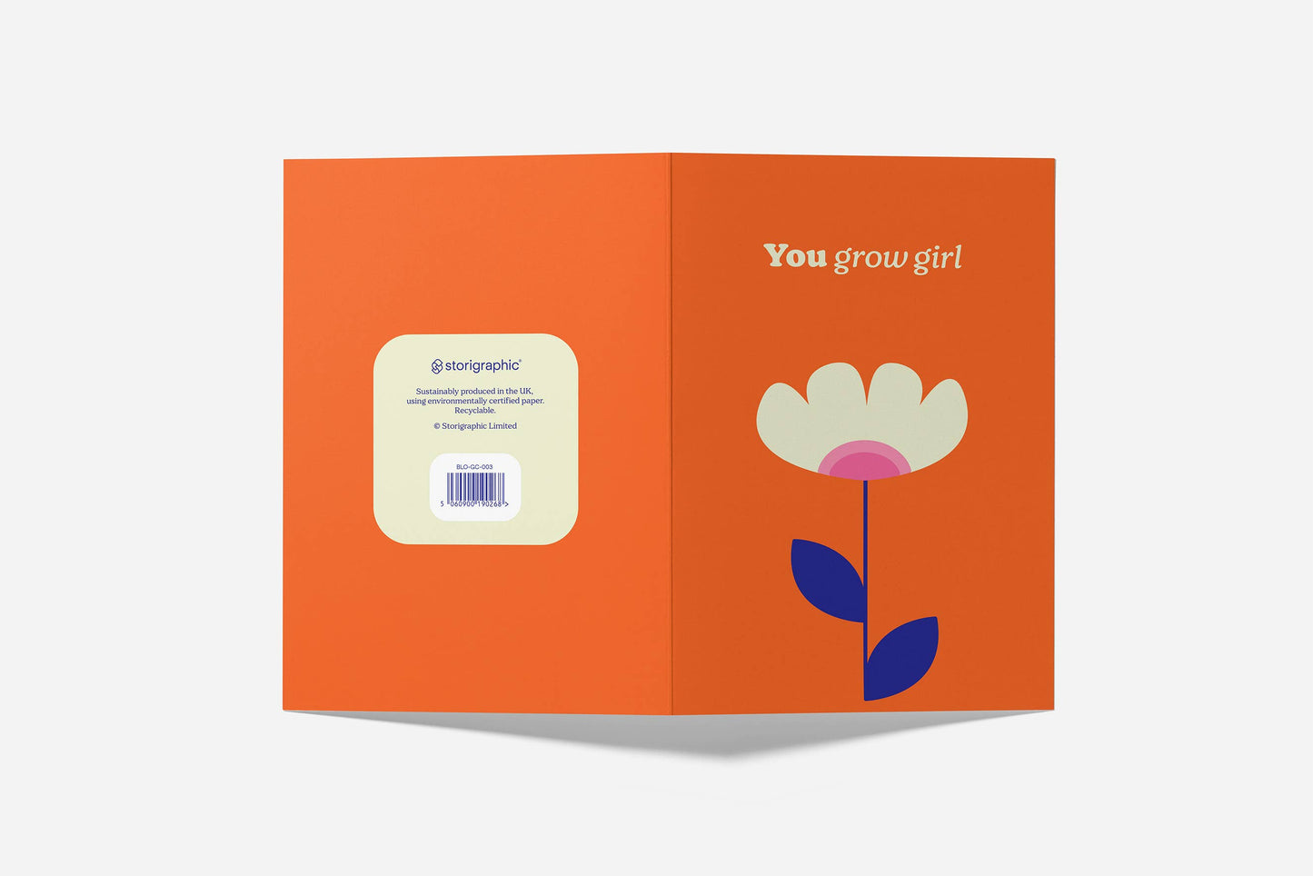 You Grow Girl!, Bloom Collection, A6 Greeting Card