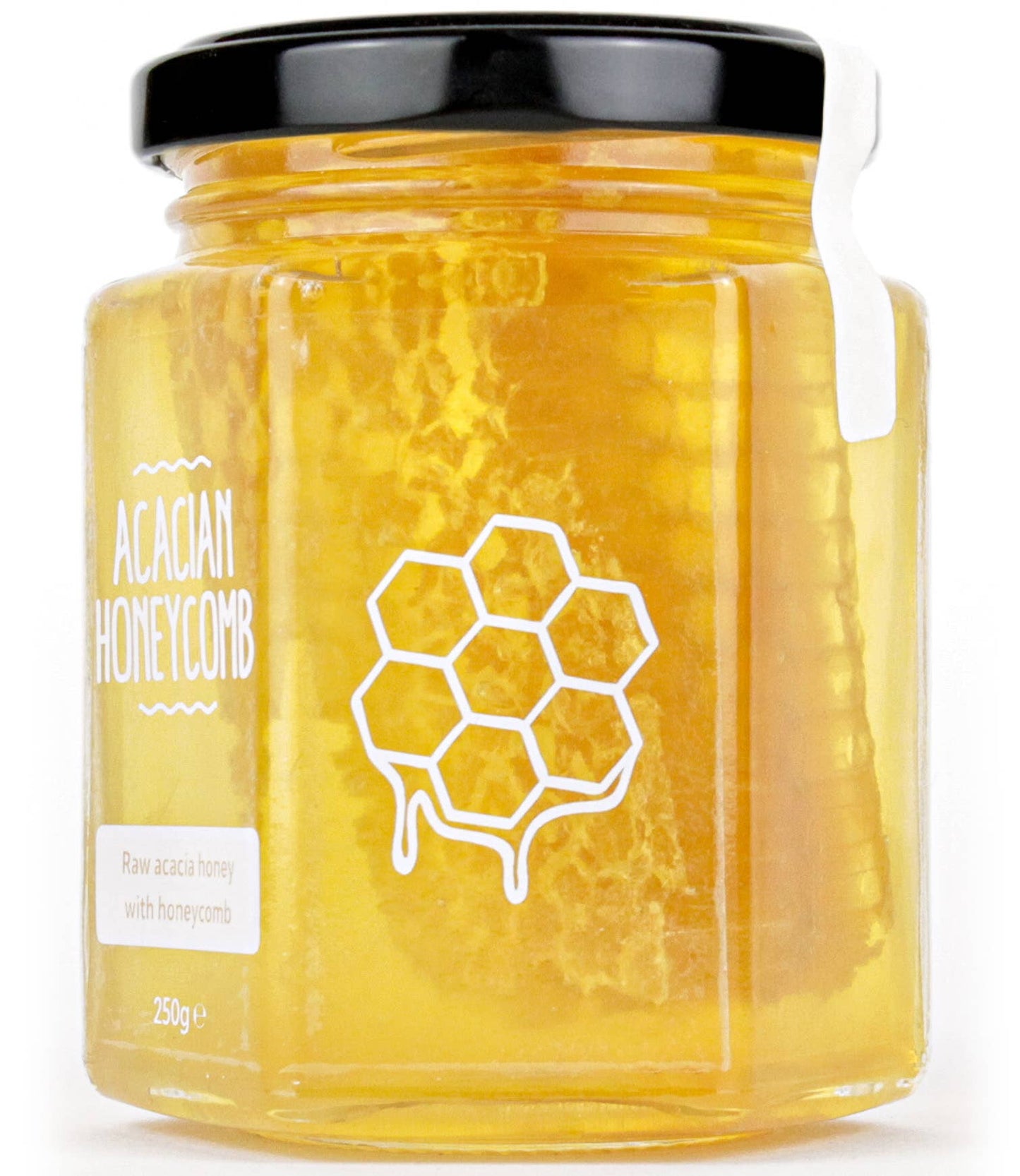 Honey - Acacian Honeycomb - Luxury Raw Acacia Honey Comb Slab
