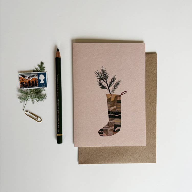 "Stocking" Christmas Card