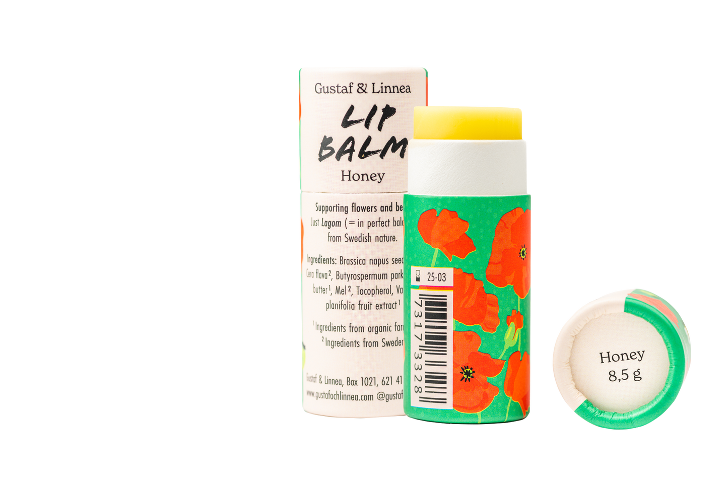 Lip balm - Honey - in paper package