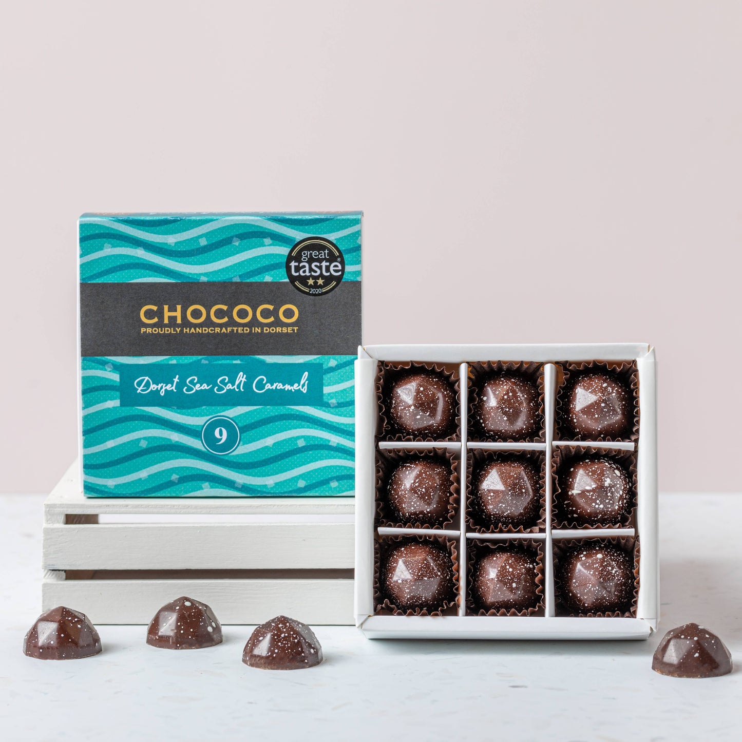 Dorset Sea Salt Caramels - 9 Piece Box