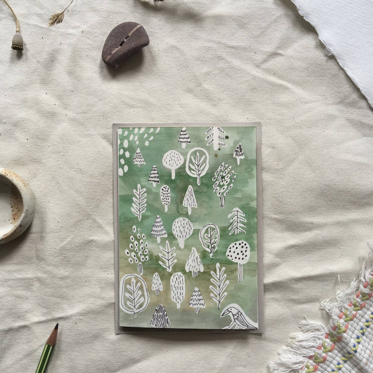 A6 Blank Everyday Greeting Card