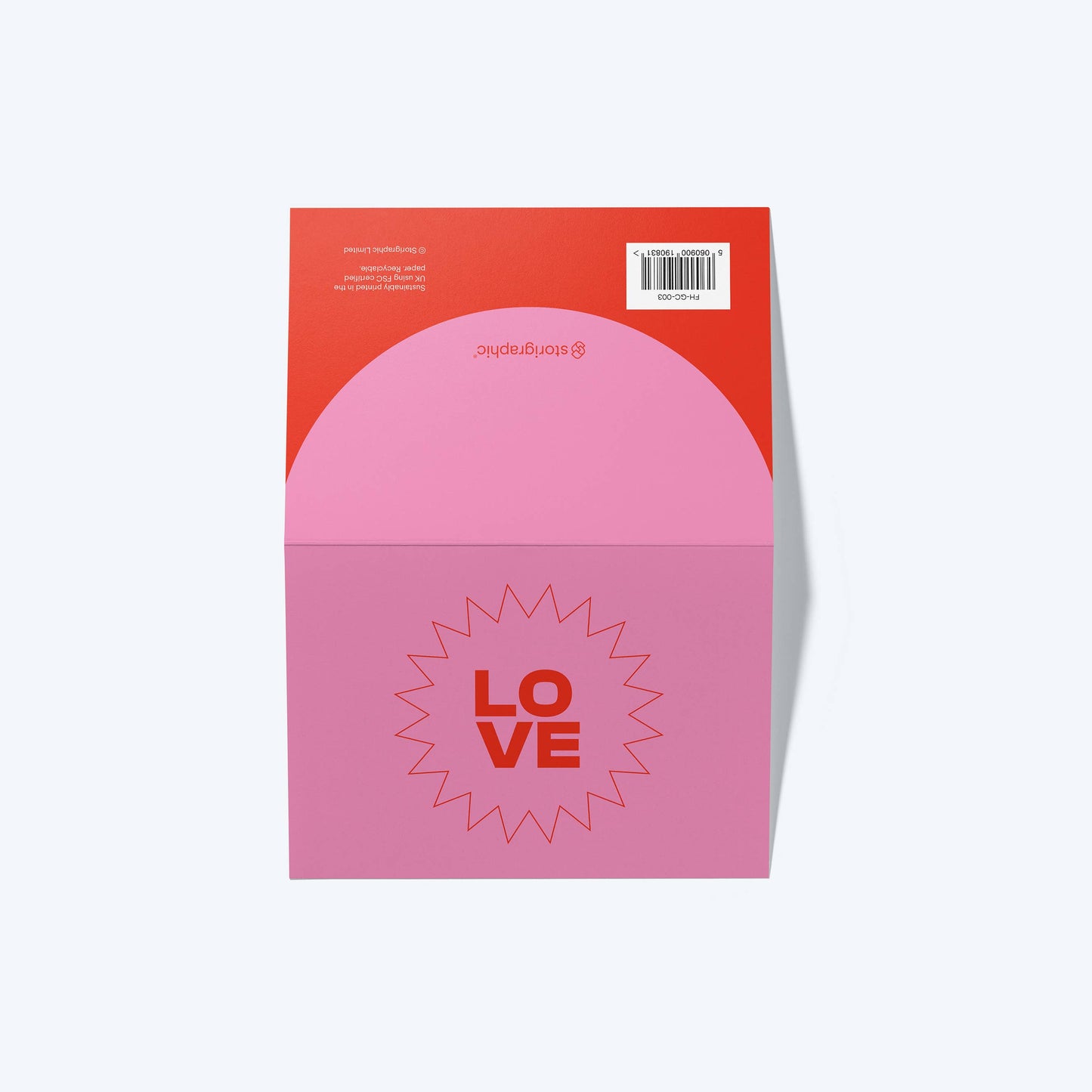 'Love' | A6 Greeting Card with Envelope