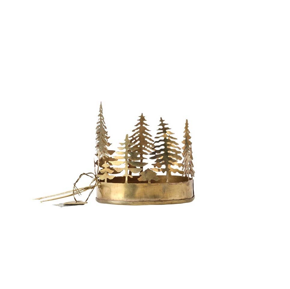 Christmas tree hurricane, brass