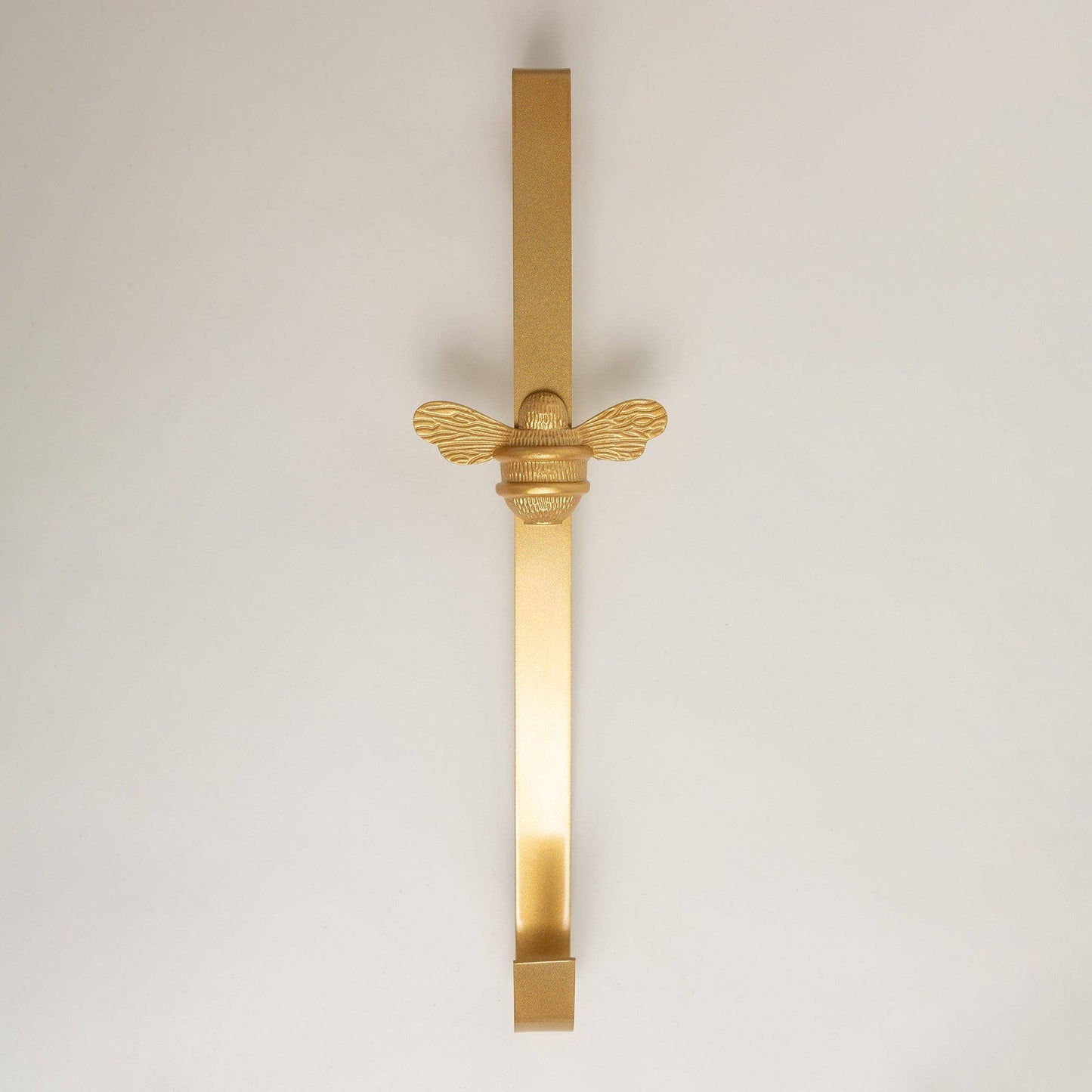 Brass bee Wreath Hanger - Gold Finish