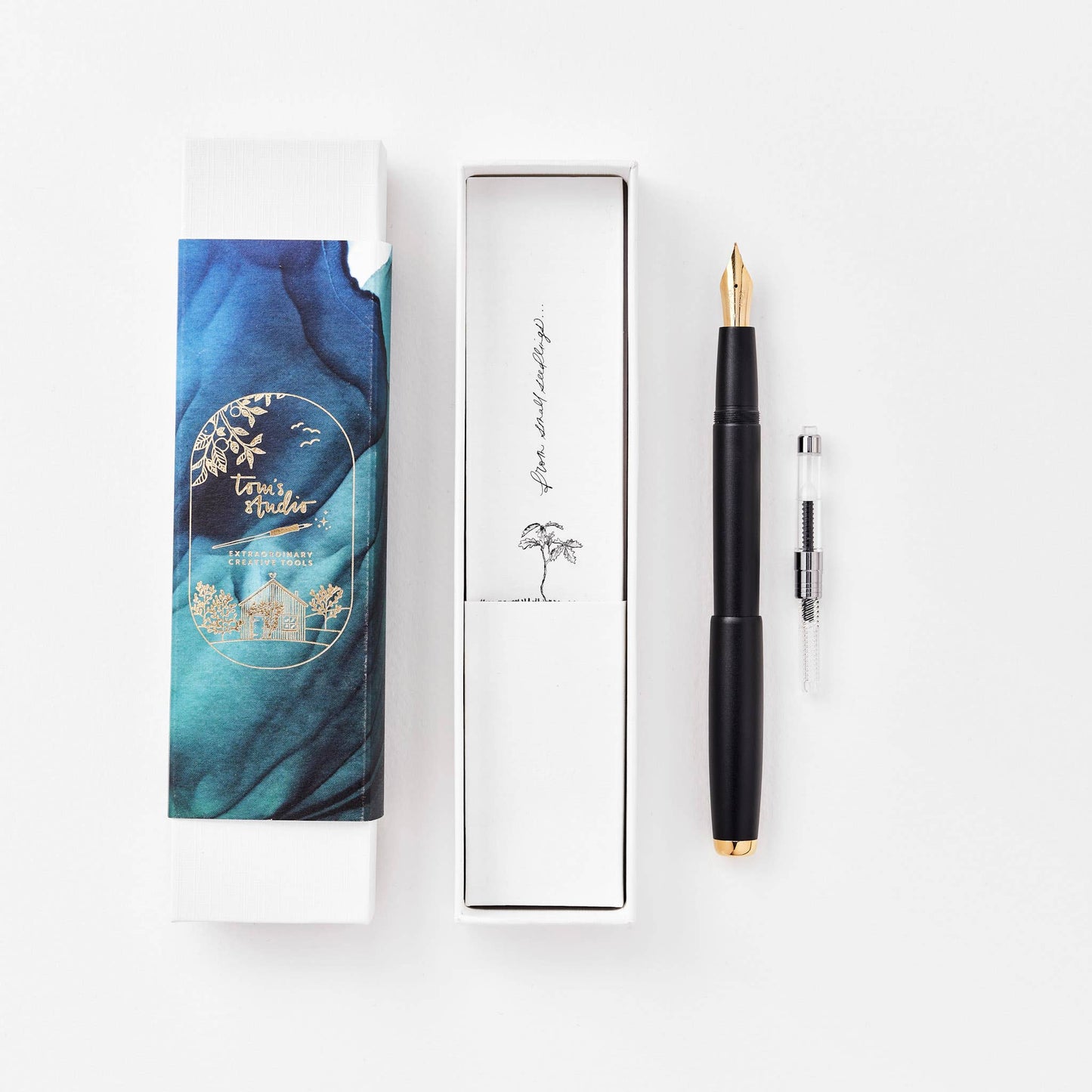The Studio Fountain Pen: Black / Fine