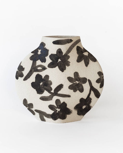 Ceramic Vase ‘Flowers Pattern