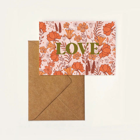 Flowering Love Card
