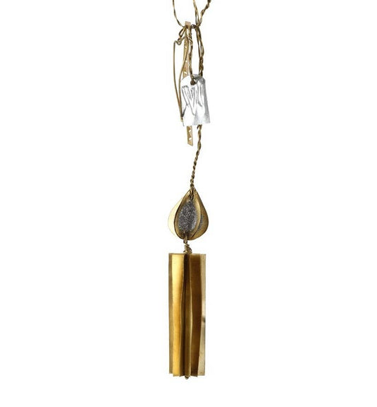 Foile brass candle