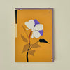 Anemone Pretty Modern Floral CutOut Greeting Card PAV-MW-003