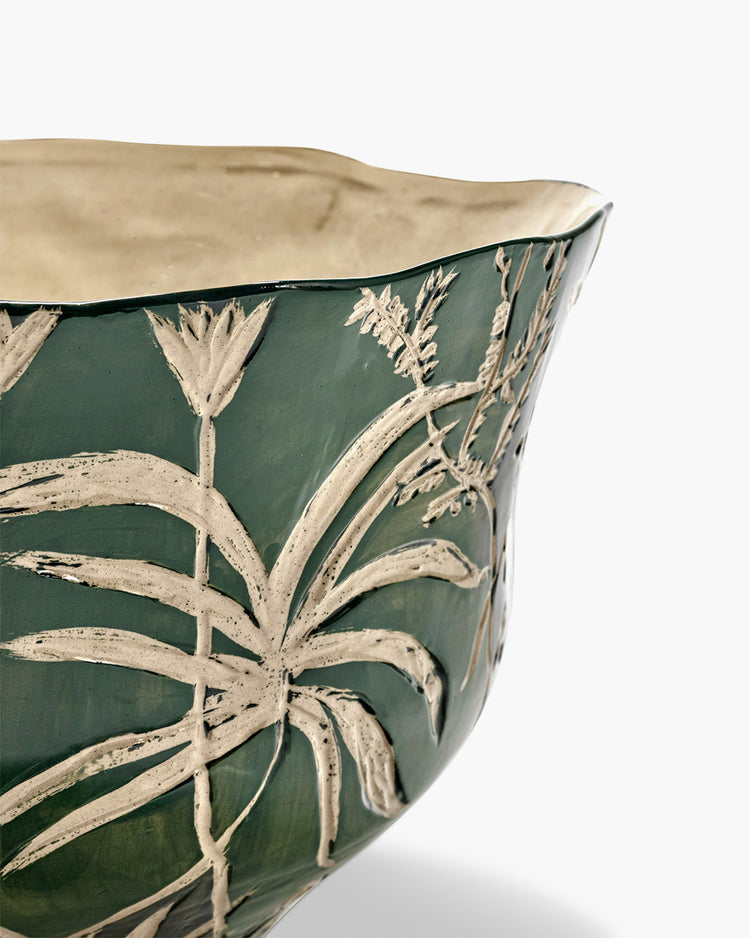 Flowerpot  large green - beige collection Flower pots & planters by Studio Terres de Rêves by Axelle Delhaye (Copy)
