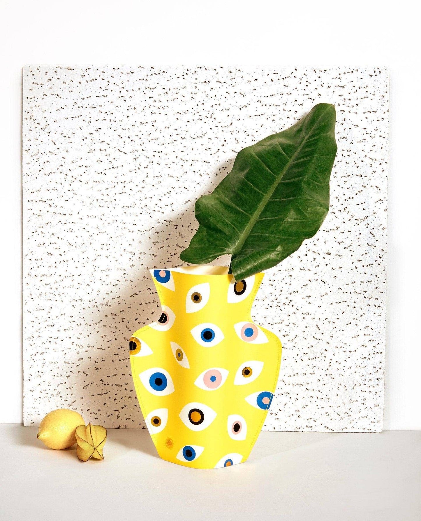 Nazar Paper Vase: Yellow
