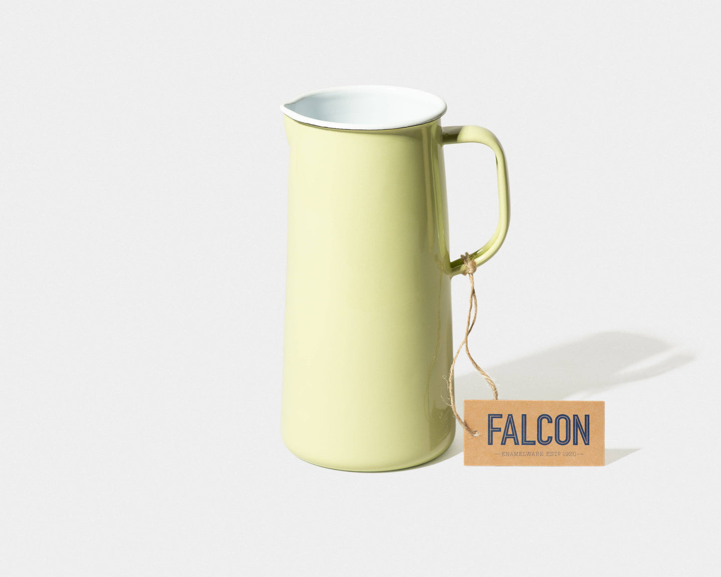 3 Pint Enamel Pitcher: Tarragon