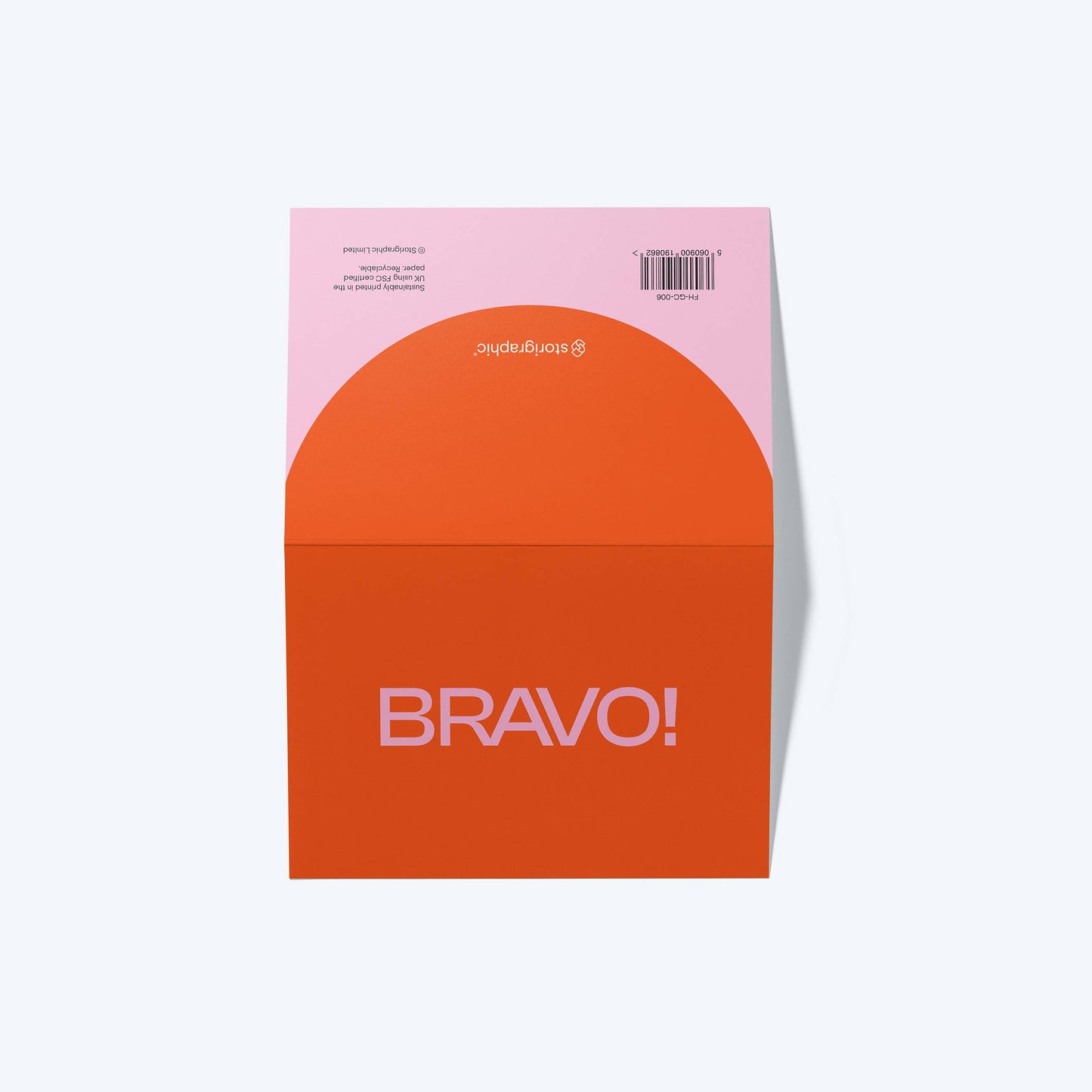 'Bravo' | A6 Greeting Card with Envelope