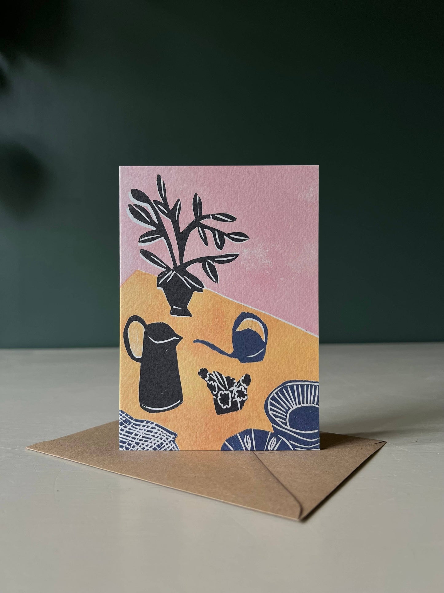 Table Still Life Greeting Card