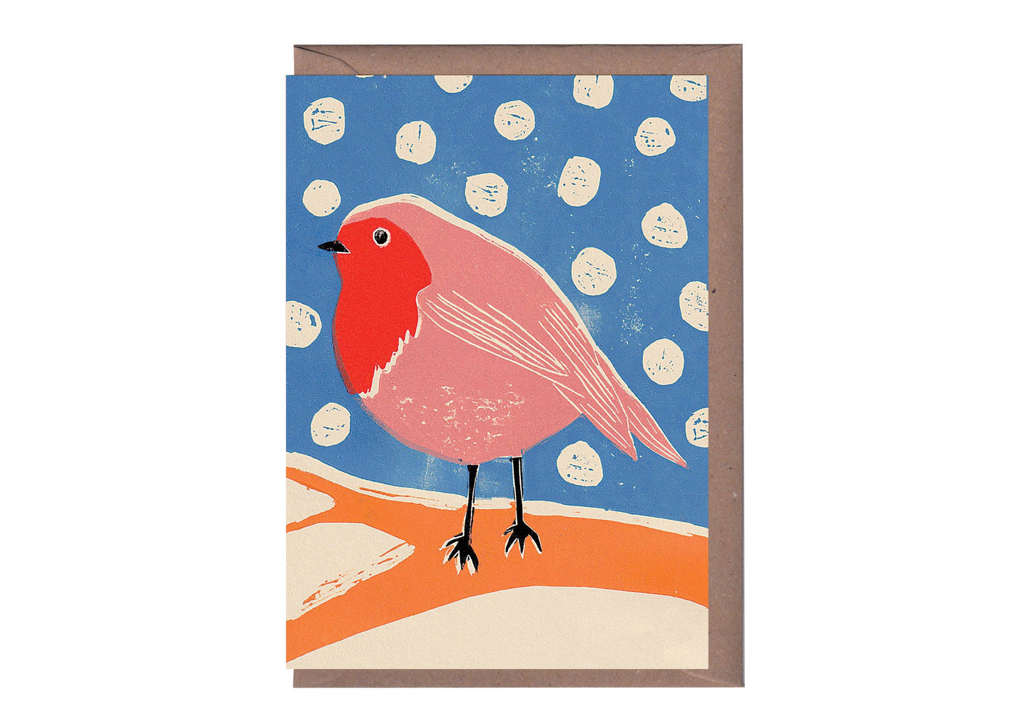 Robin Christmas Holiday Greeting Card