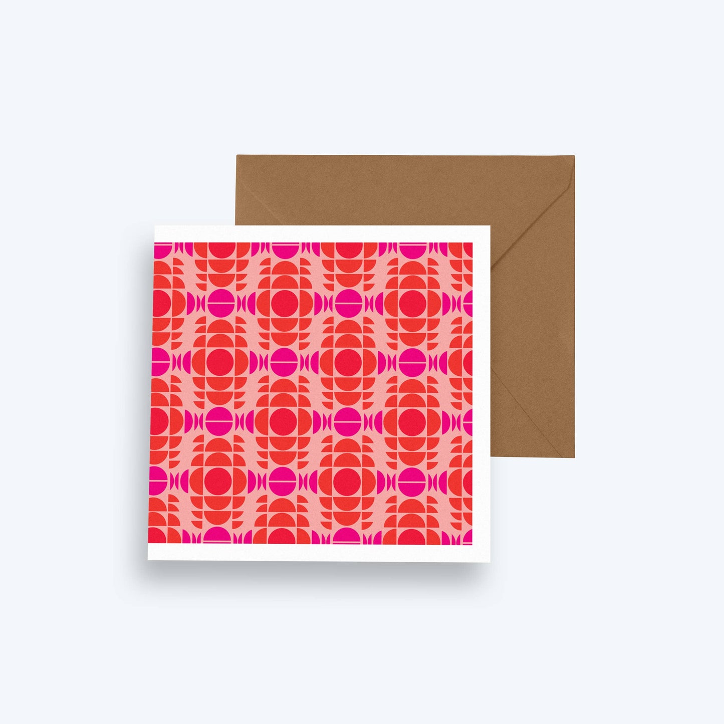 Boho Red 2, Seventies Series, Greeting Card