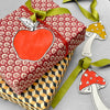 Toadstool Decoration / Ornament / Gift Tag: Ochre