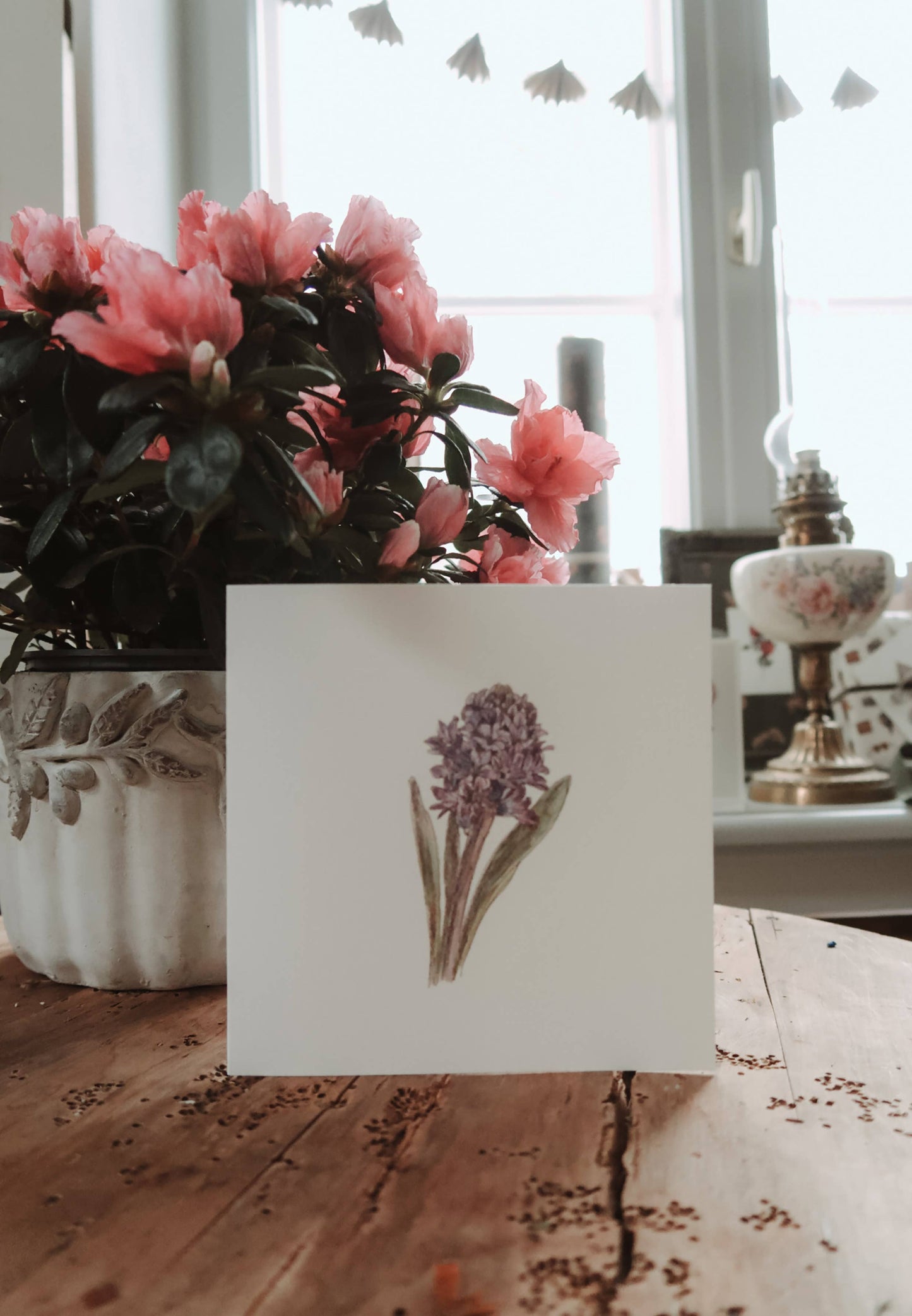Blue hyacinth / Folded Card