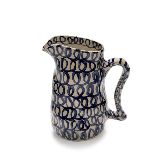 Ceramic Jug Blue Charly