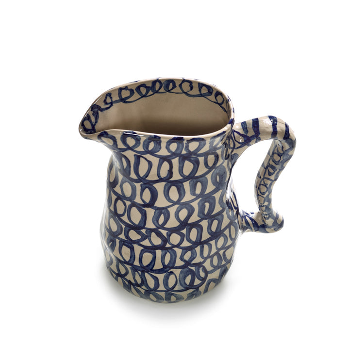 Ceramic Jug Blue Charly