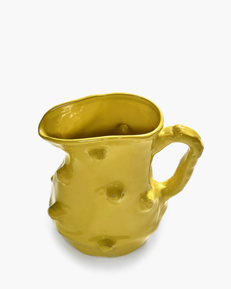 Ceramic Jug Yellow Charly