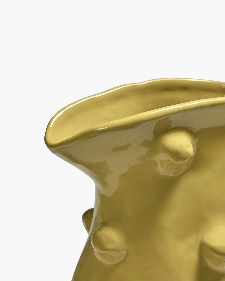 Ceramic Jug Yellow Charly