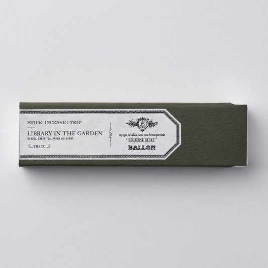Japanese Incense - box of 20: Library in the Garden "Tokyo"
