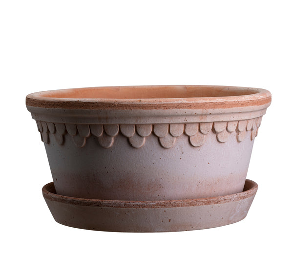 Copenhagen Rosa Terracotta Low  Pot