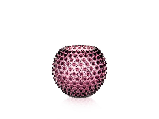 Vase - Violet Green Hobnail Fishbowl