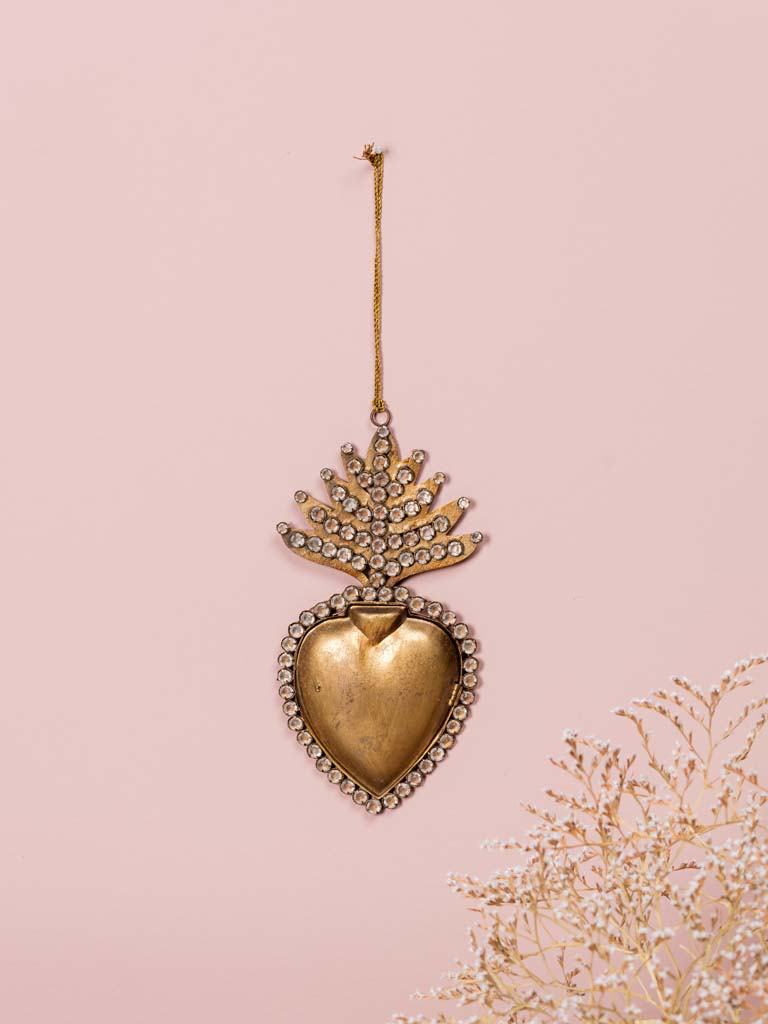 Hanging Ex-voto heart box