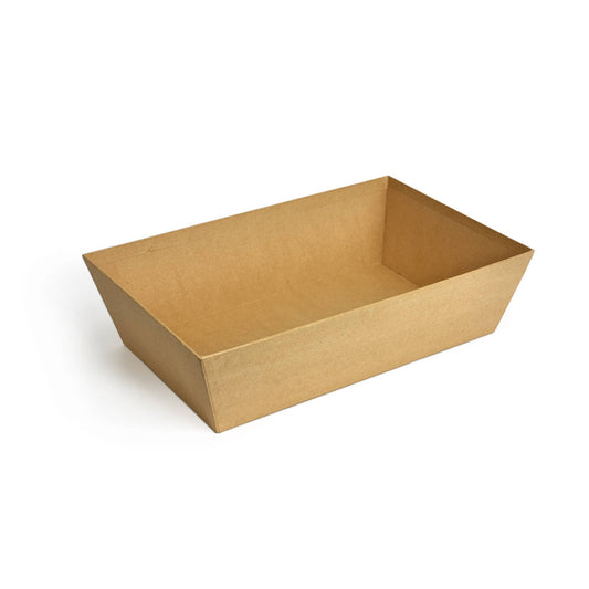 Medium Card Hamper Tray - Kraft - 39 x 25 x 10cm