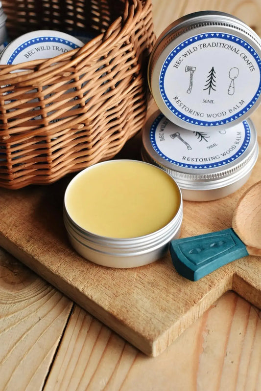 Beeswax Wood Balm For Utensils And Chopping Boards