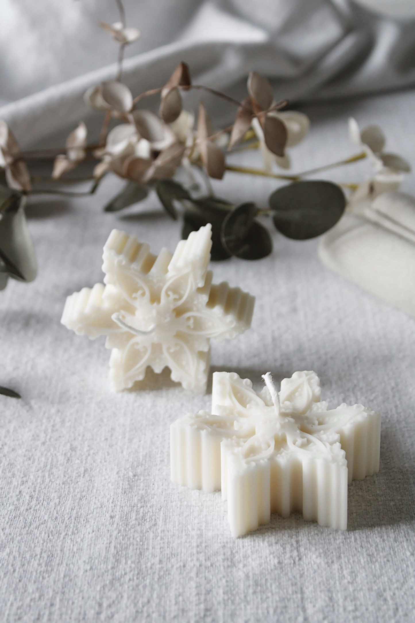 Snow Flake  Candle