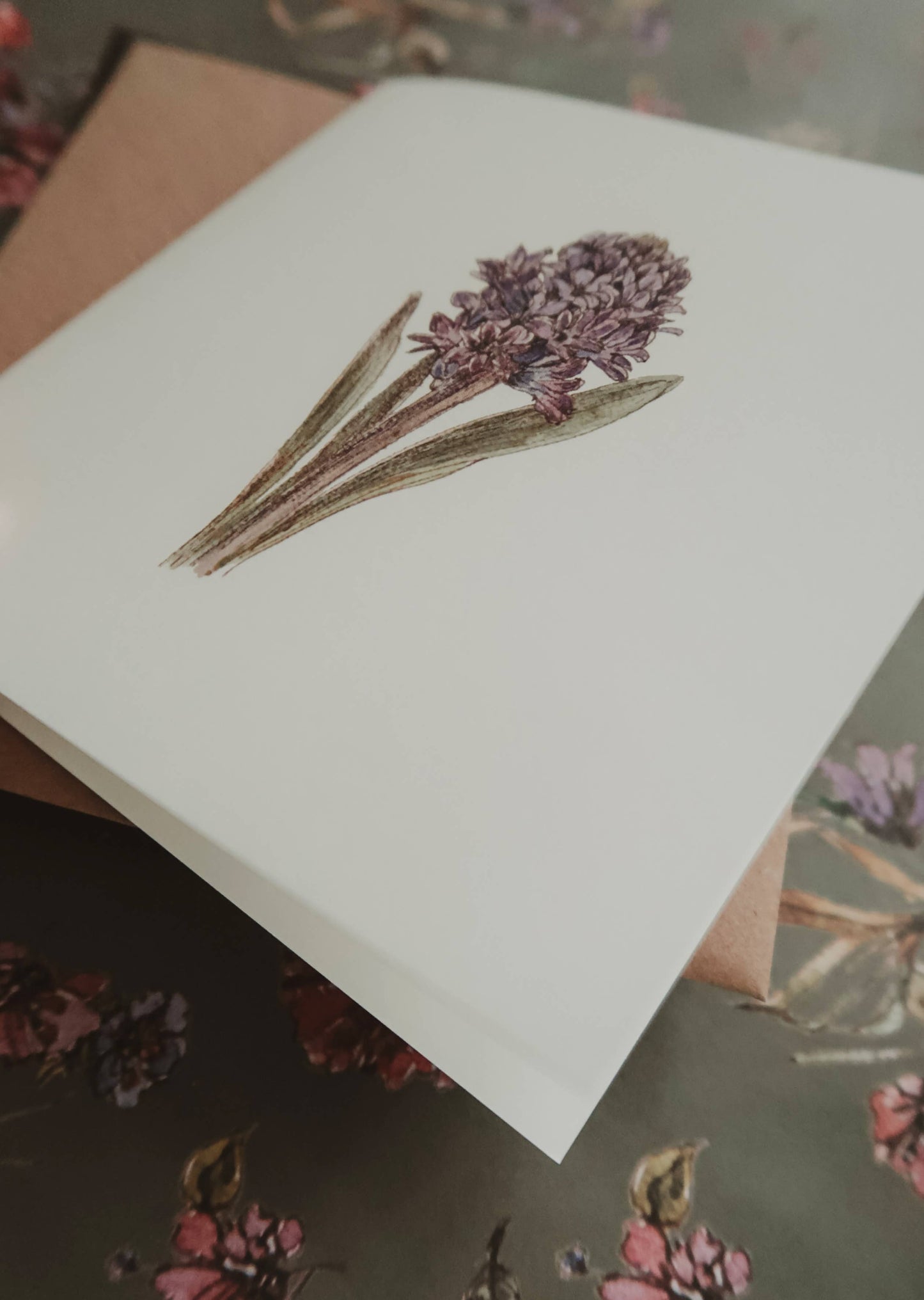 Blue hyacinth / Folded Card