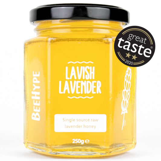 Lavish Lavender Raw Honey - Gourmet Honey Naturally Made By