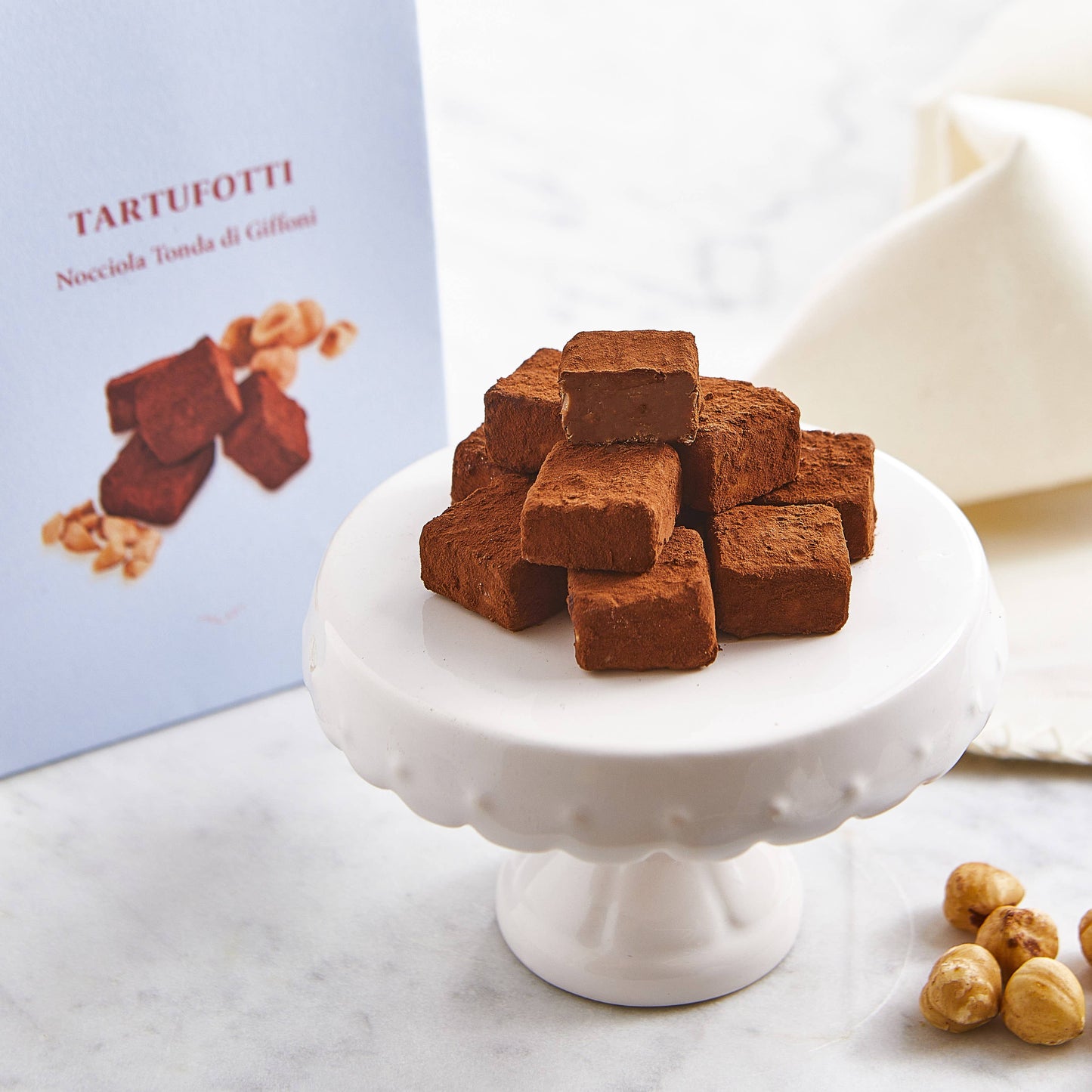 Truffles dusted with cocoa and hazelnut 200g