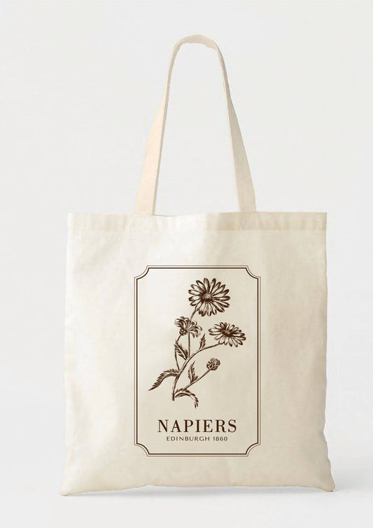 Napiers Printed Tote Bag